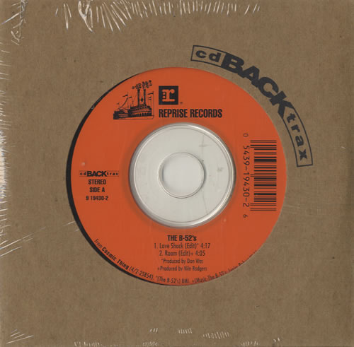 The B-52's Love Shack CD single (CD5 / 5") US B52C5LO05175