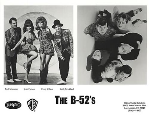 The B-52's Nude On The Moon media press pack US B52PPNU209807