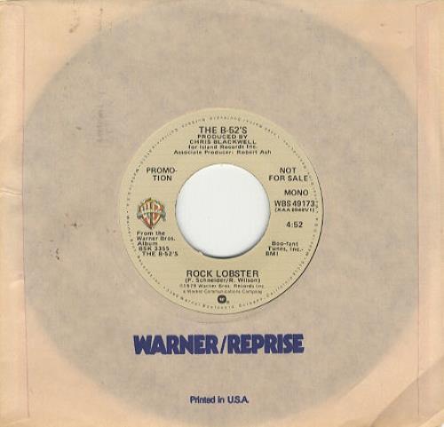 The B-52's Rock Lobster 7" vinyl single (7 inch record / 45) US B5207RO255611