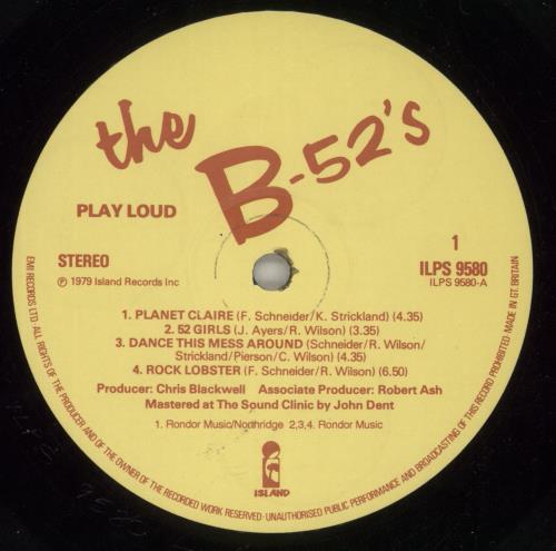 The B-52's The B-52's vinyl LP album (LP record) UK B52LPTH618418