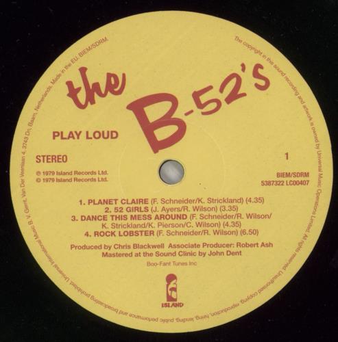 The B-52's The B-52's vinyl LP album (LP record) UK B52LPTH869891