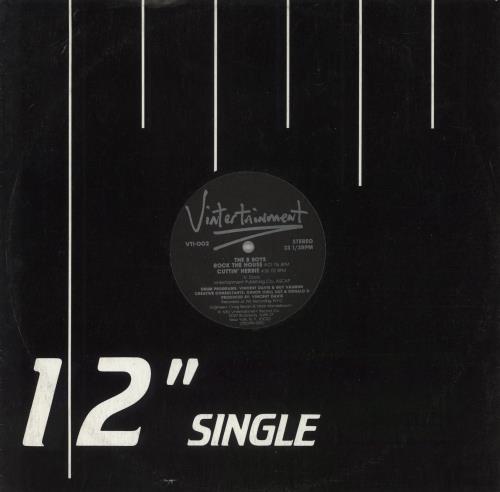 The B Boys Rock The House / Cuttin' Herbie 12" vinyl single (12 inch record / Maxi-single) US T-712RO874420