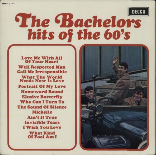 The Bachelors Hits Of The 60's vinyl LP album (LP record) UK BHLLPHI660481
