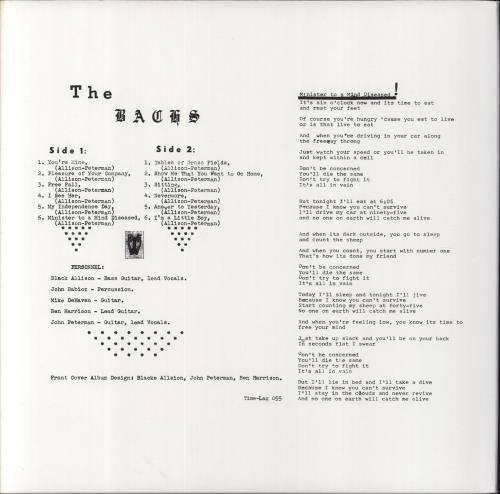 The Bachs Out Of The Bachs - 180 Gram vinyl LP album (LP record) US BXHLPOU857111