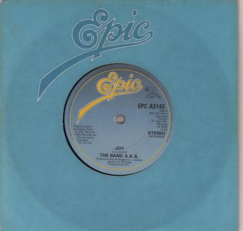 The Band A.K.A. Joy - Solid 7" vinyl single (7 inch record / 45) UK WX607JO647703
