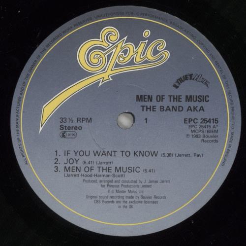 The Band A.K.A. Men Of The Music vinyl LP album (LP record) UK WX6LPME876957