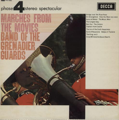 The Band Of The Grenadier Guards Marches From The Movies vinyl LP album (LP record) UK GUALPMA762822