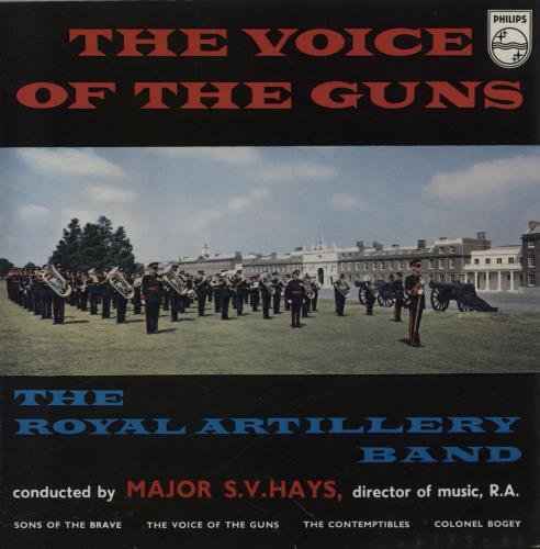 The Band Of The Royal Artillery The Voice Of The Guns EP 7" vinyl single (7 inch record / 45) UK 21F07TH762843