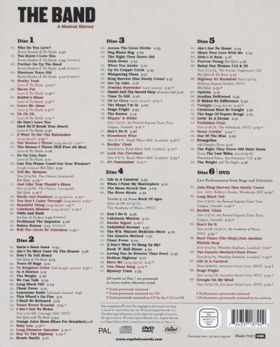 The Band A Musical History 6-CD album set UK T-B6CAM336518