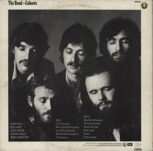 The Band Cahoots - 1st vinyl LP album (LP record) French T-BLPCA754742
