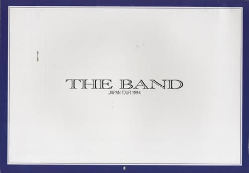 The Band Japan Tour 1994 tour programme Japanese T-BTRJA343692
