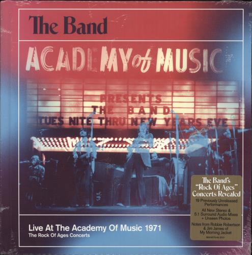 The Band Live At The Academy Of Music 1971 [The Rock Of Ages Concerts] + DVD - Sealed 4-CD album set US T-B4CLI732455