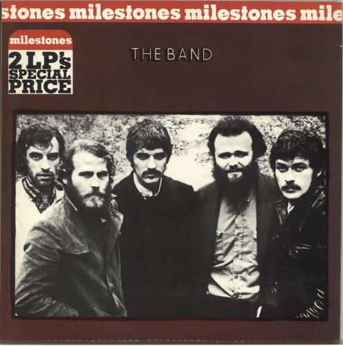 The Band Milestones 2-LP vinyl record set (Double LP Album) Dutch T-B2LMI571501
