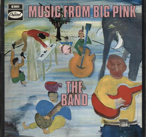 The Band Music From Big Pink - Mono - VG vinyl LP album (LP record) UK T-BLPMU698519