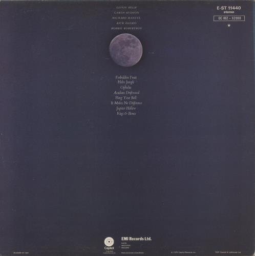 The Band Northern Lights - Southern Cross + Insert vinyl LP album (LP record) UK T-BLPNO264498