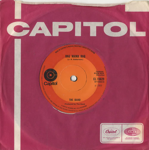 The Band Rag Mama Rag - 2nd Issue 7" vinyl single (7 inch record / 45) UK T-B07RA184640