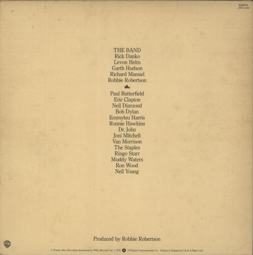 The Band The Last Waltz - 1st - EX 3-LP vinyl record set (Triple LP Album) UK T-B3LTH725424