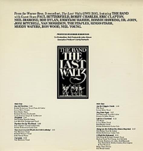 The Band The Last Waltz Sampler vinyl LP album (LP record) US T-BLPTH79703