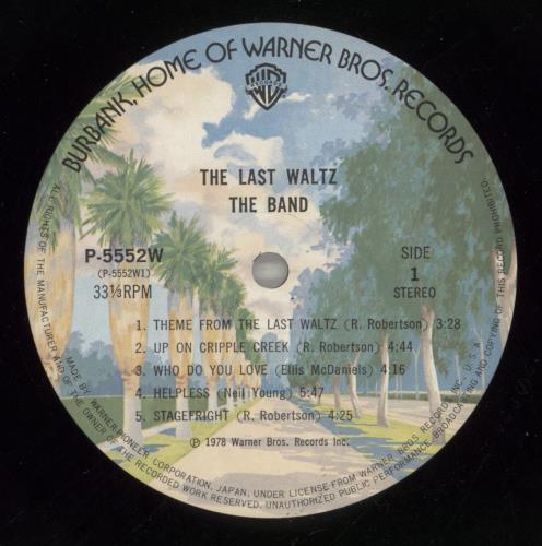 The Band The Last Waltz 3-LP vinyl record set (Triple LP Album) Japanese T-B3LTH176647