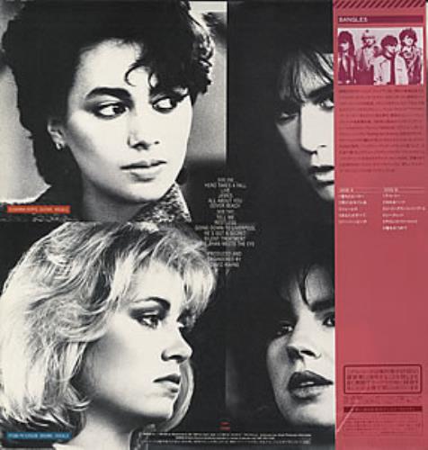 The Bangles All Over The Place vinyl LP album (LP record) Japanese BGLLPAL352837