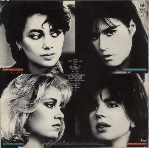 The Bangles All Over The Place vinyl LP album (LP record) Dutch BGLLPAL596566