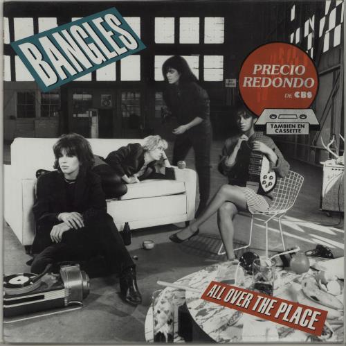 The Bangles All Over The Place vinyl LP album (LP record) Spanish BGLLPAL676499