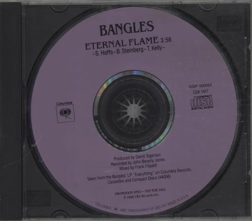 The Bangles Eternal Flame CD single (CD5 / 5") US BGLC5ET109005