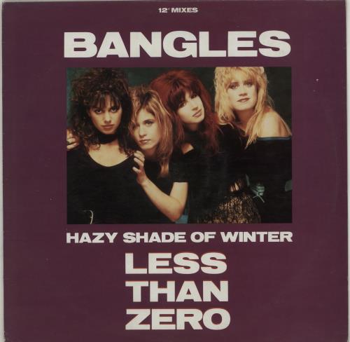 The Bangles Hazy Shade Of Winter 12" vinyl single (12 inch record / Maxi-single) Australian BGL12HA103497