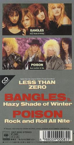 The Bangles Hazy Shade Of Winter 3" CD single (CD3) Japanese BGLC3HA126885