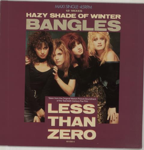 The Bangles Hazy Shade Of Winter 12" vinyl single (12 inch record / Maxi-single) Dutch BGL12HA676096
