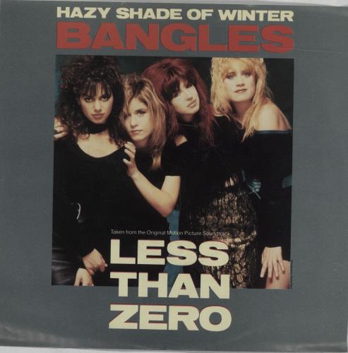 The Bangles Hazy Shade Of Winter 7" vinyl single (7 inch record / 45) Canadian BGL07HA676247