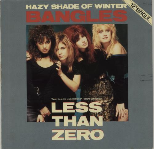 The Bangles Hazy Shade Of Winter 12" vinyl single (12 inch record / Maxi-single) Canadian BGL12HA676427