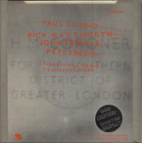 The Banned Little Girl + P/s 7" vinyl single (7 inch record / 45) UK NND07LI783705