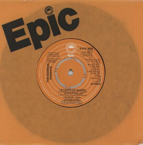 The Barron Knights A Taste Of Aggro - 4Pr 7" vinyl single (7 inch record / 45) UK KN807AT758691