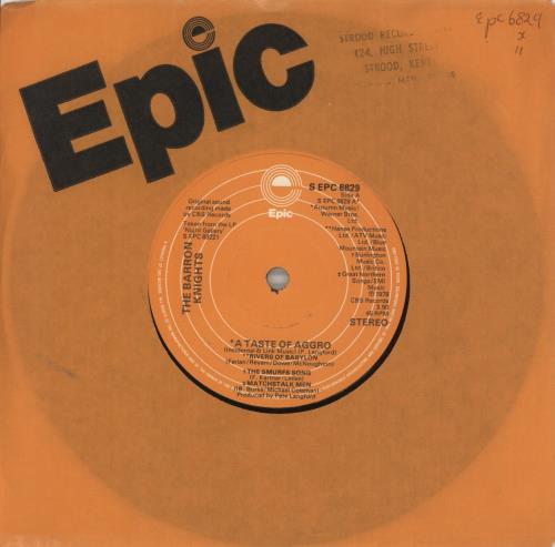 The Barron Knights A Taste Of Aggro - solid 7" vinyl single (7 inch record / 45) UK KN807AT546512