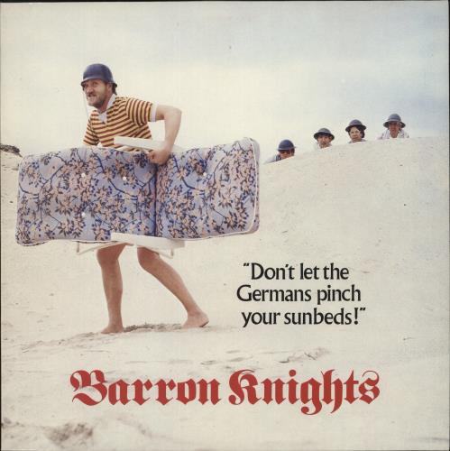 The Barron Knights Don't Let The Germans Pinch Your Sunbeds! - Autographed vinyl LP album (LP record) UK KN8LPDO874233