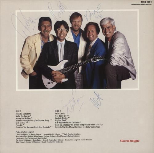 The Barron Knights Don't Let The Germans Pinch Your Sunbeds! - Autographed vinyl LP album (LP record) UK KN8LPDO874233