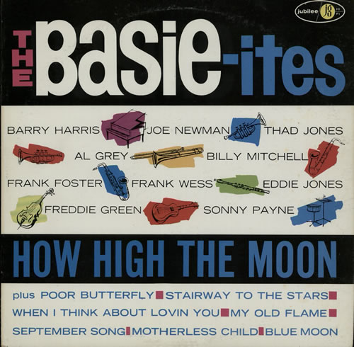 The Basie-ites How High The Moon vinyl LP album (LP record) Japanese VRKLPHO568041