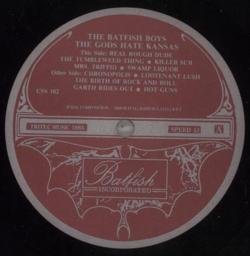 The Batfish Boys The Gods Hate Kansas vinyl LP album (LP record) US BFILPTH887877