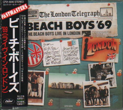 The Beach Boys '69 [The Beach Boys Live In London] CD album (CDLP) Japanese BBOCDTH455472