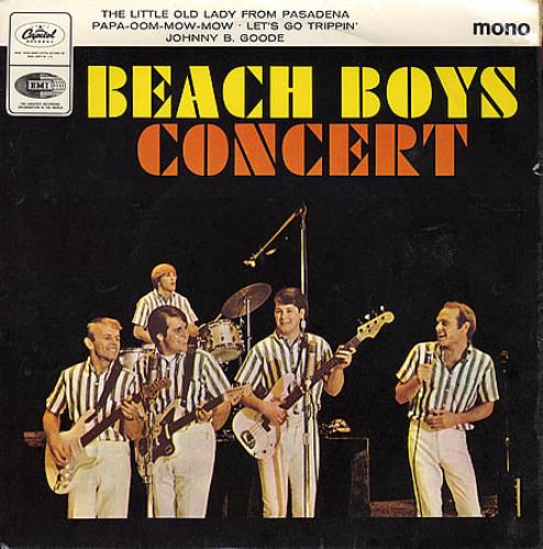 The Beach Boys Beach Boys Concert Ep 7" vinyl single (7 inch record / 45) UK BBO07BE62802