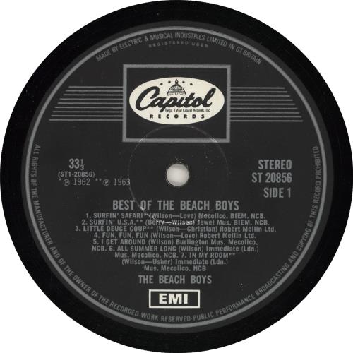 The Beach Boys Best Of The Beach Boys - 2nd vinyl LP album (LP record) UK BBOLPBE61078