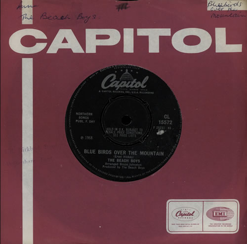 The Beach Boys Blue Birds Over The Mountain - 4pr 7" vinyl single (7 inch record / 45) UK BBO07BL568787