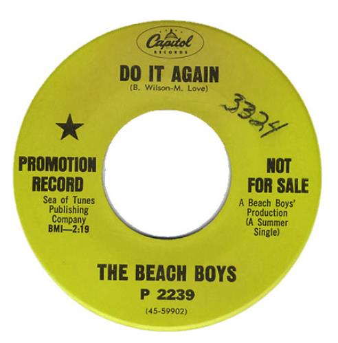 The Beach Boys Do It Again 7" vinyl single (7 inch record / 45) US BBO07DO401106