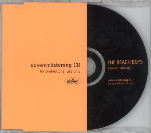 The Beach Boys Endless Harmony CD album (CDLP) UK BBOCDEN132528