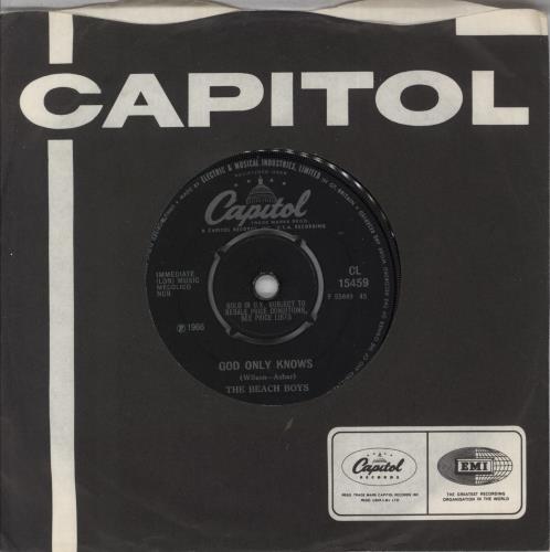 The Beach Boys God Only Knows 7" vinyl single (7 inch record / 45) UK BBO07GO240931