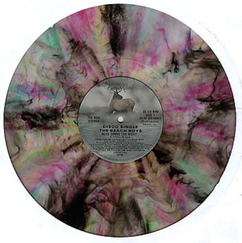 The Beach Boys Here Comes The Night - Multicolour Marbled Vinyl 12" vinyl single (12 inch record / Maxi-single) Canadian BBO12HE125128