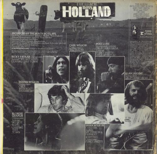 The Beach Boys Holland - Test Pressing vinyl LP album (LP record) UK BBOLPHO826077