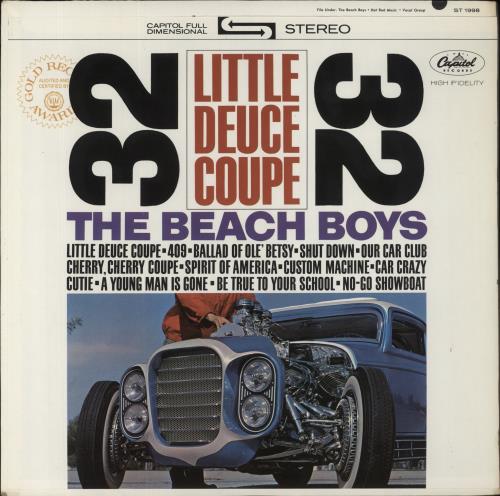 The Beach Boys Little Deuce Coupe vinyl LP album (LP record) US BBOLPLI860066