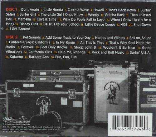 The Beach Boys Live: The 50th Anniversary Tour 2 CD album set (Double CD) UK BBO2CLI805588